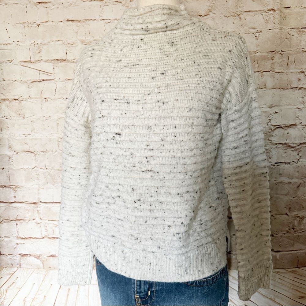 Madewell ribbed speckled sweater